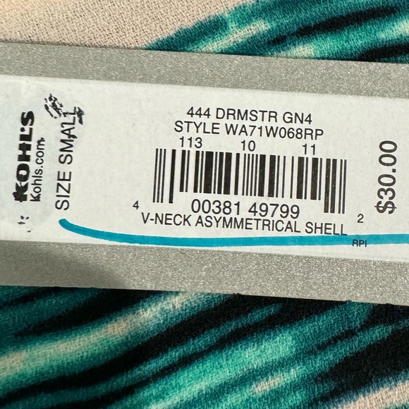 Apt. 9 Striped V-Neck Tank Top Size S New With Tags - Picture 16 of 16